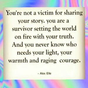 NOT FOR SALE! Share Your Story...Use Your Voice